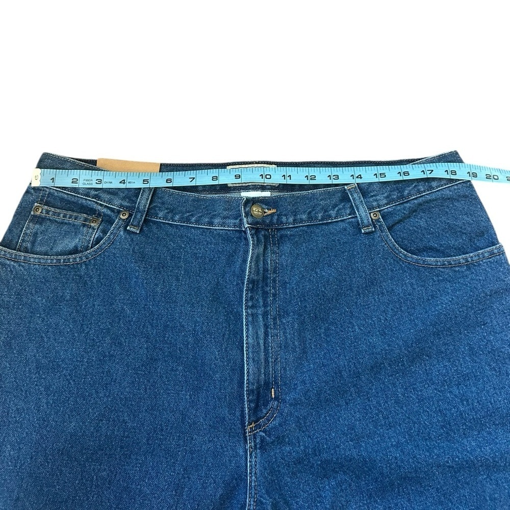 L.L. Bean Medium Wash Original Fit Traditional Denim Blue Jeans Womens 20P NWT - Picture 10 of 13